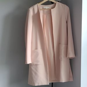 Gorgeous blush pink H&M overcoat